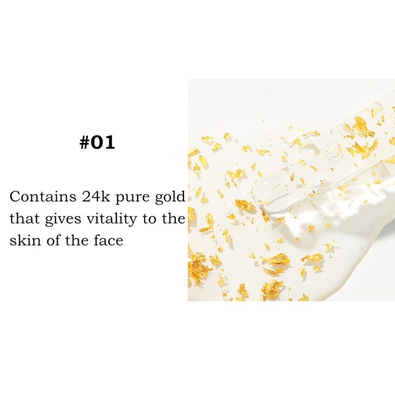 24K Goldzan Facial Serum Ampoule Pure Gold 99.9% Maison De Nature 100 ml Made in Korea. - Image 4