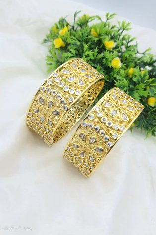 China gold plated zircon kadha