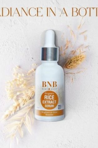 Bnb Rice Organic Extract & Brighten Glow Serum