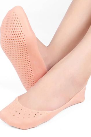 Moisturizing Anti-Crack Silicone Socks for heal cracks and pain relief