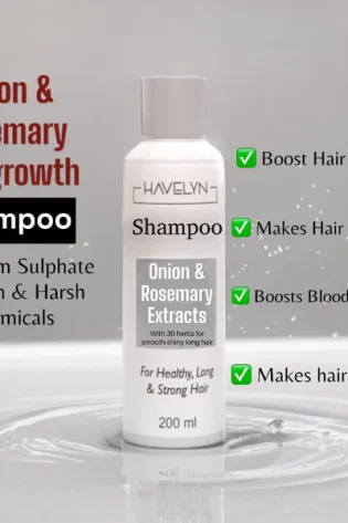 Havelyn Onion & Rosemary Shampoo For Healthy, Long & Strong Hair