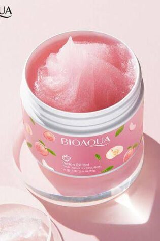 Bioaqua Peach Extract Fruit Acid Exfoliating Face Gel Cream 140g