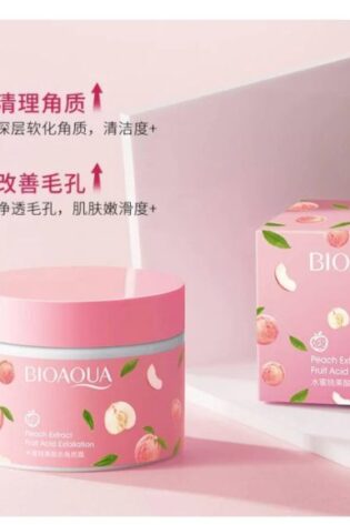 Bioaqua Peach Extract Fruit Acid Exfoliating Face Gel Cream 140g