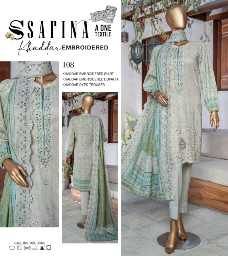 SAFINA 💯 ORIGINAL EMBROIDERED KHADDAR - Image 16