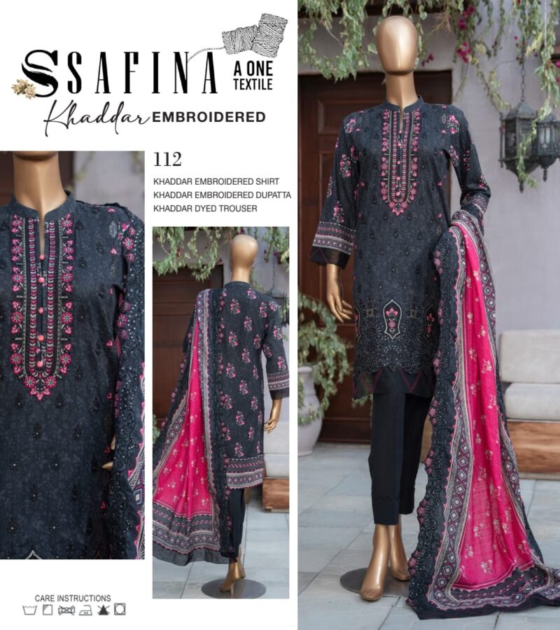 SAFINA 💯 ORIGINAL EMBROIDERED KHADDAR - Image 4