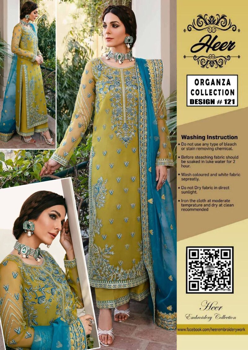 Heer’s Design Organza,Malai