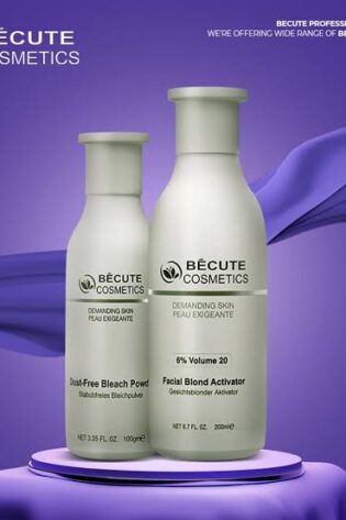 Becute Skin Polish Set – Becute Bleach Powder & Facial Blonde Activator