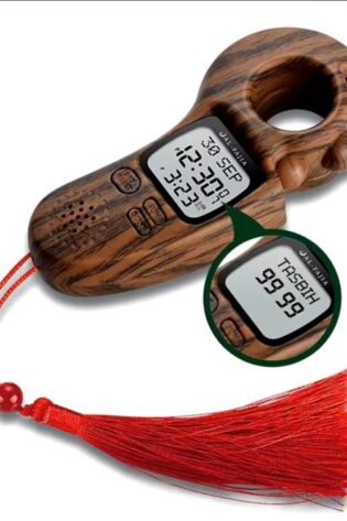 Digital Tasbeeh Counter With Azan Timer Reminder & Sound – Electronic Islamic Muslim Tasbih Counter With Alarm Led Light Hijri Gregorian Calendar – Date Time Counter – Hand Tally Count For Prayer