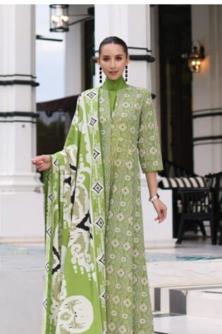 Khaadi Brand  3 Piece Digital Printed Lawn Unstitched Suit New Collection 2025 For Womens