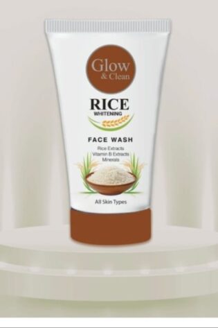 Glow & Clean Rice Whitening Vitamin-b Extracts Minerals Face Wash With Rice Extracts & Niacinamide 120 Ml