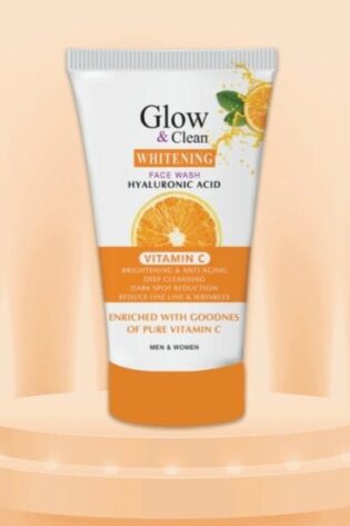 Glow & Clean Whitening Vitamin-c Face Wash Helps To Reduce Dark Spots 120 Ml