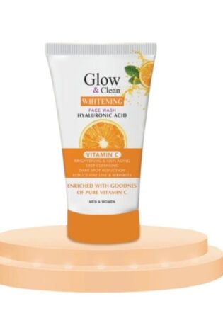 Glow & Clean Whitening Vitamin-c Face Wash Helps To Reduce Dark Spots 120 Ml