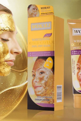 Wokali Gold Caviar Mask Face Peel Off Mask Rejuvenating Skin Care Gold Mask For Women And For Girls
