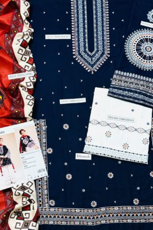 Presenting Jazmin Brand Luxury Embroidered Article