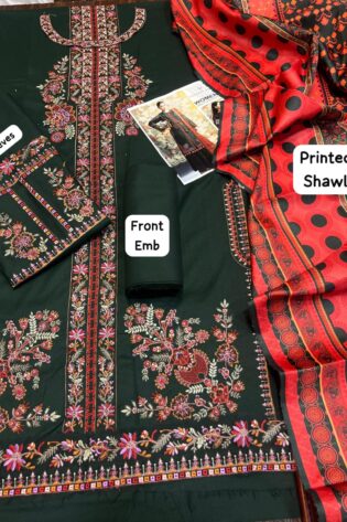 Presenting Hussain Rehar Brand Luxury Embroidered Article