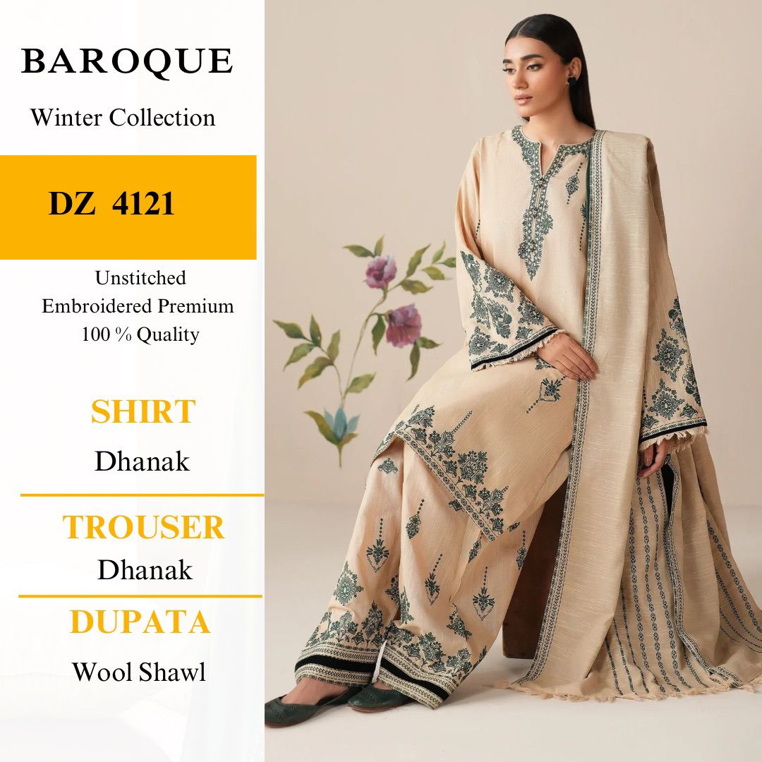 Presenting Baroque Brand Luxury Embroidered Article