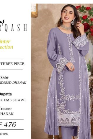 Presenting Zarqash Brand Luxury Embroidered Article