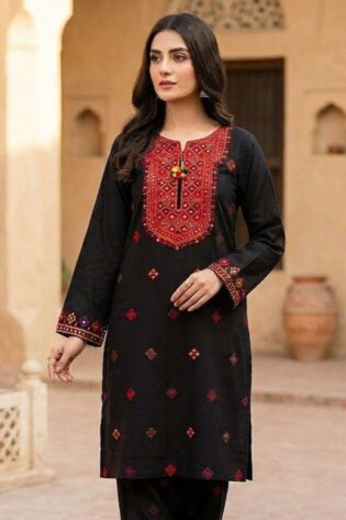 Presenting Balochi Handmade-Style Cotton Embroidered