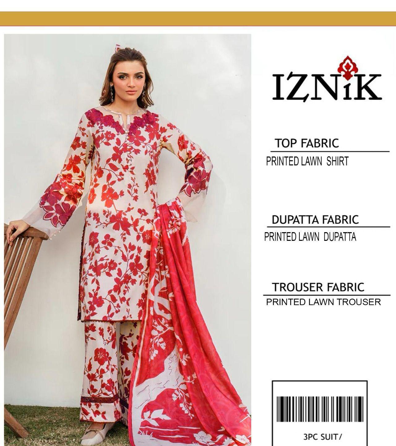 PRESNETING IZNIK BRAND LUXURY PRIMEIUM LAWN VOL - Image 15