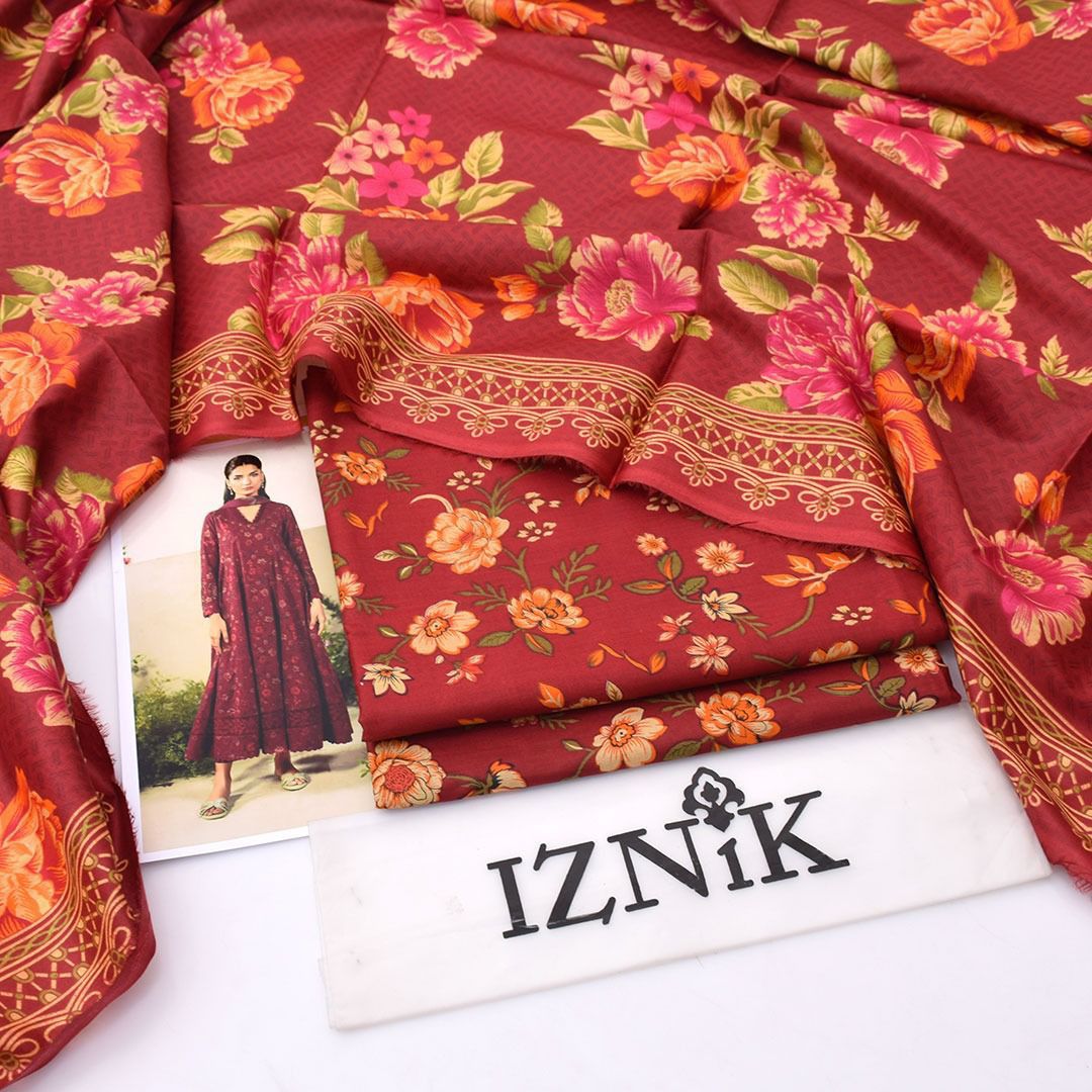 PRESNETING IZNIK BRAND LUXURY PRIMEIUM LAWN VOL - Image 12
