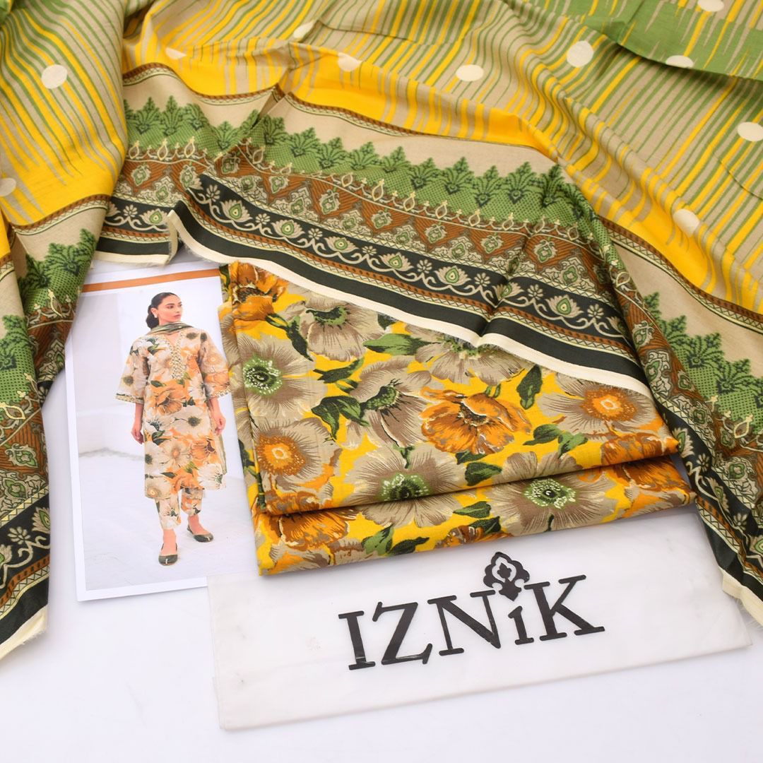 PRESNETING IZNIK BRAND LUXURY PRIMEIUM LAWN VOL - Image 4