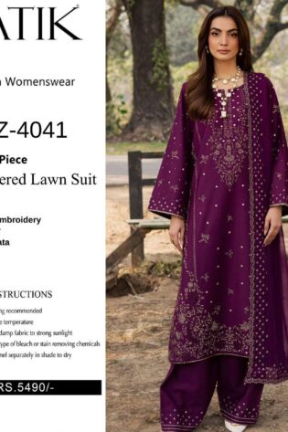 PRESENTING BATIK MOST LUXURY EMBROIDERED HIT CODE