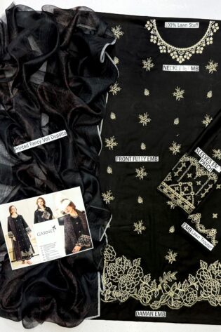 PRESENTING GARNET BRAND EMBROIDERED HIT CODE